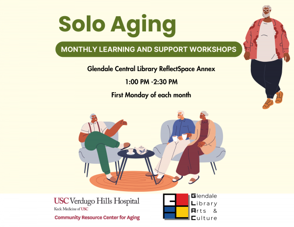 Image for event: Solo Aging: Monthly Learning and Support Workshop